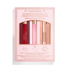FRAGRANCE COLLECTION OF EMOTIONS PERFUME TRAVEL TRIO SET LIMITED EDITION FRAGRANCE KIT